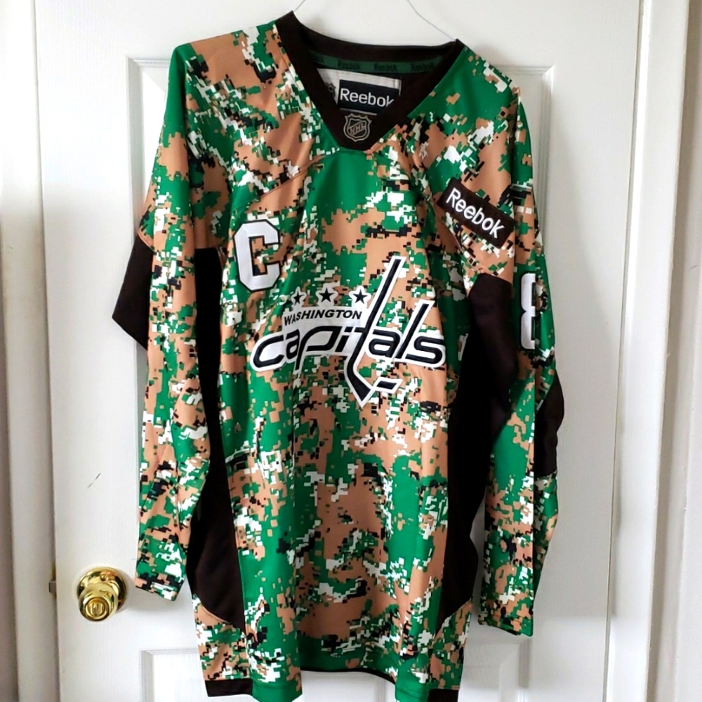 Vintage Ovechkin capitals camo jersey